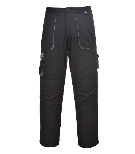 Portwest Texo Contrast Trousers - Black