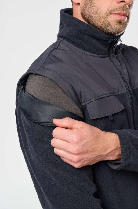 2-in-1 Fleece Jacket with Removable Sleeves