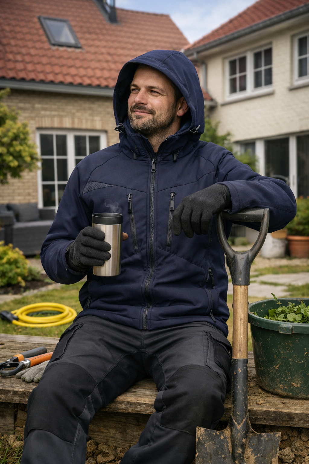 DX474 Softshell Jacket – Flexible Protection for Yard Work