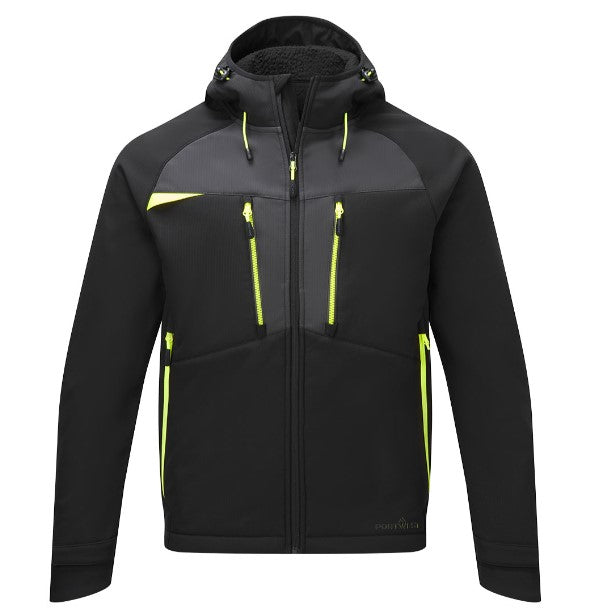 DX431 Winter softshell work jacket – Black