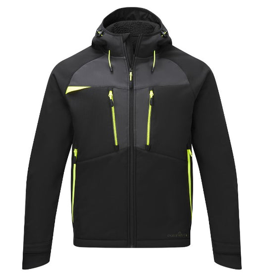 DX431 Winter softshell work jacket – Black