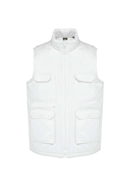 WK607 Unisex Padded Multi-Pocket Polycotton Vest
