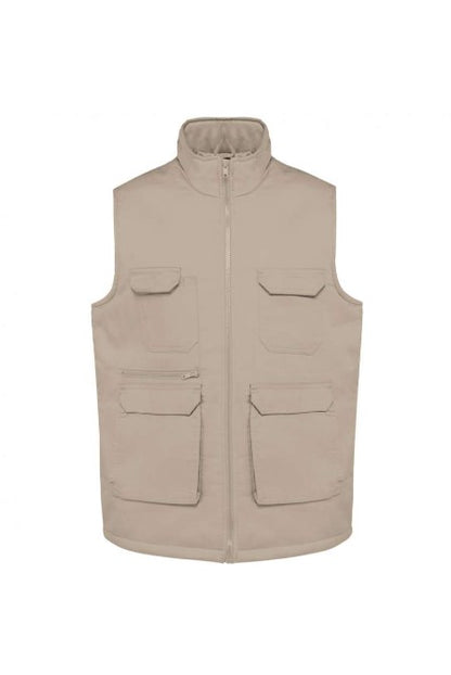 Unisex Padded Multi-Pocket Polycotton Vest