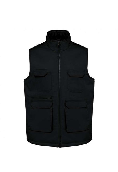 Unisex Padded Multi-Pocket Polycotton Vest