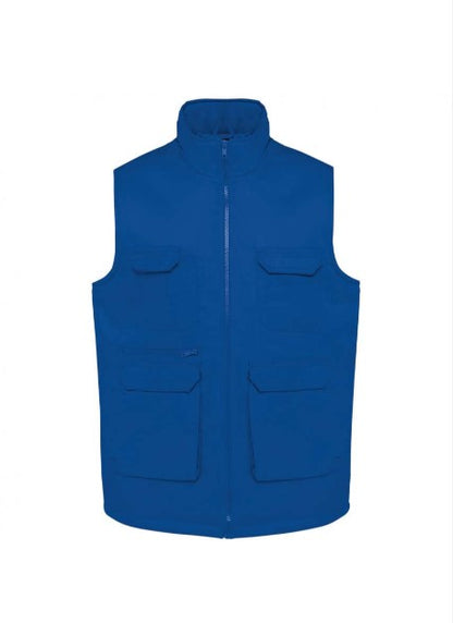 Unisex Padded Multi-Pocket Polycotton Vest