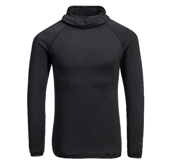 B191 Waffle Fleece Hooded Baselayer