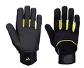 A791  Anti-Vibration B600 PU Mechanical Glove Black