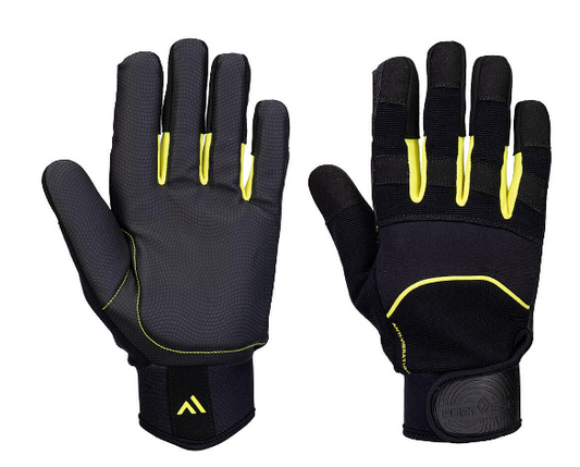 Anti-Vibration B600 PU Mechanical Glove Black