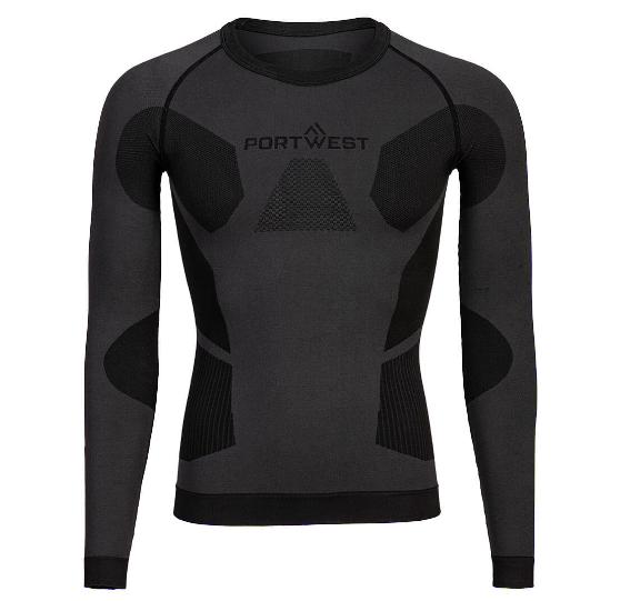 B173 Dynamic Air Baselayer Top Charcoal