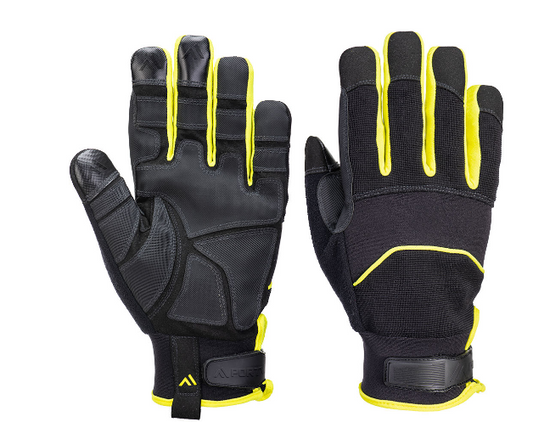 Needle Resistant F350 Mechanical Glove Black/Yellow