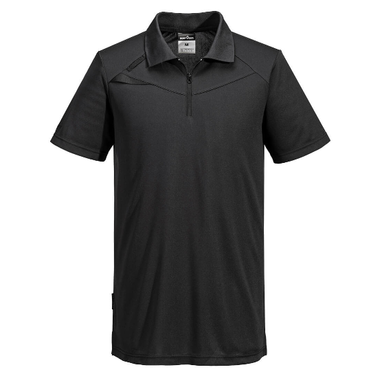 DX410 Polo Shirt S/S - All Black