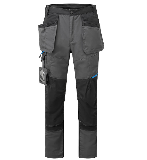 Slim Fit Holster Trousers - Metal Grey