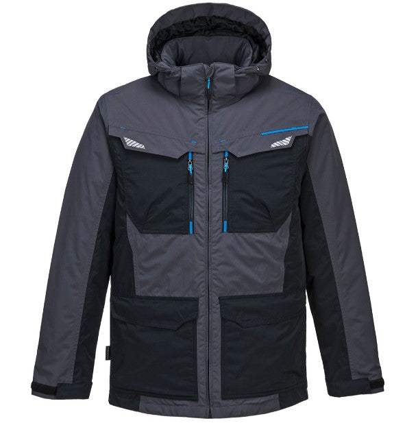 T740 Waterproof Winter Work Jacket – Metal Gray
