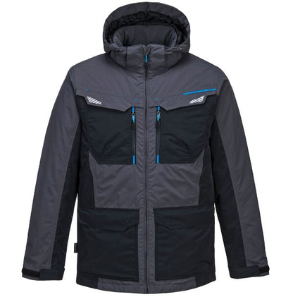 T740 Waterproof Winter Work Jacket – Metal Gray