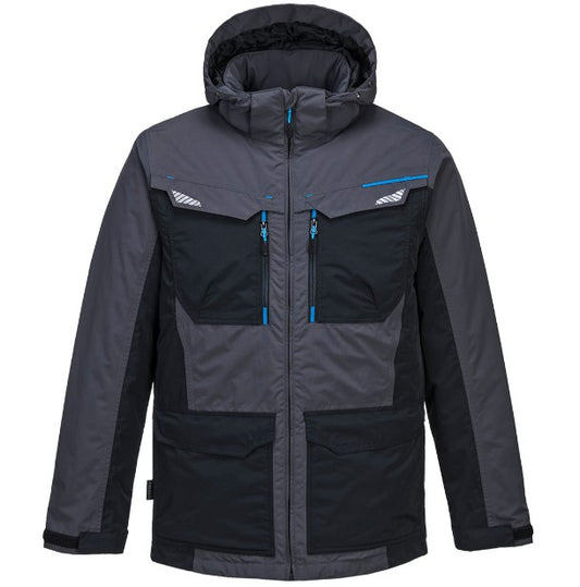 T740 Waterproof Winter Work Jacket – Metal Gray