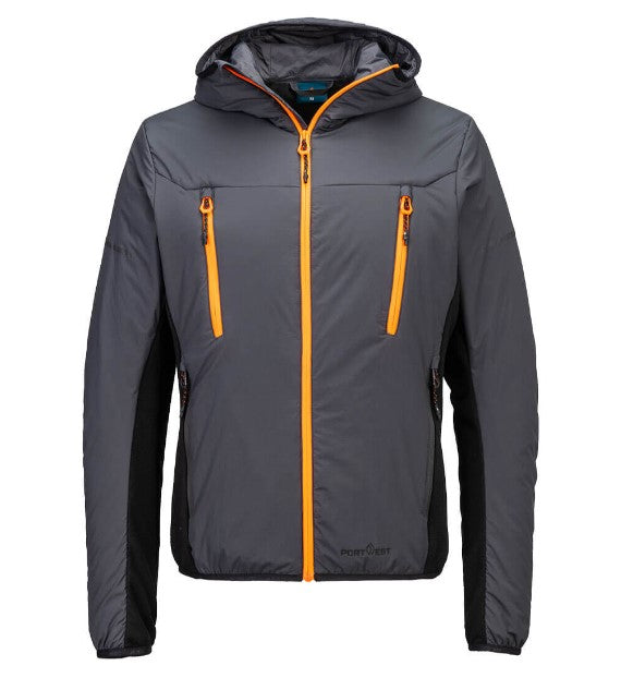 EV470 Insulated Hybrid Work Jacket - Metal Grey
