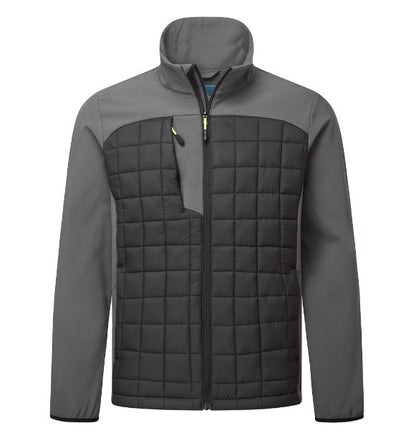 PW328 Hybrid Insulated Work Jacket - Zoom Grey