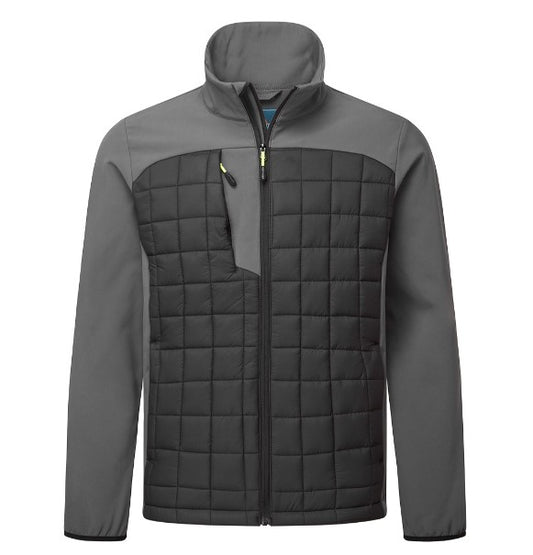 PW328 Hybrid Insulated Work Jacket - Zoom Grey