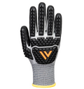 AP54 - Impact F13 Nitrile Foam TPR Waterproof Glove Grey/Black