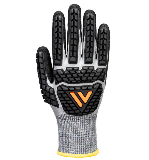 AP54 - Impact F13 Nitrile Foam TPR Waterproof Glove Grey/Black