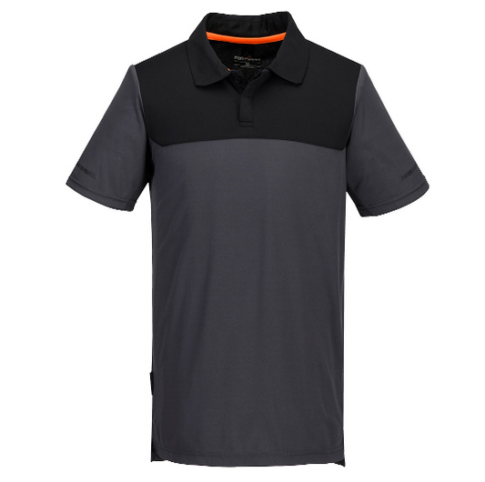 Lightweight Polo Shirt S/S - Metal Grey