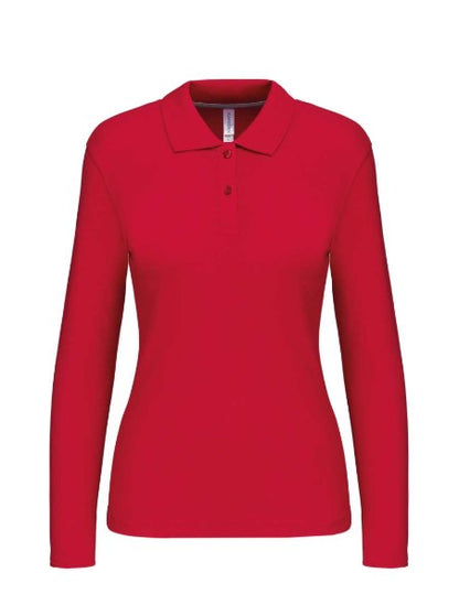 Ladies' Long Sleeve Piqué Polo Shirt