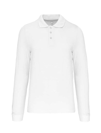 Men's Long Sleeve Piqué Polo Shirt