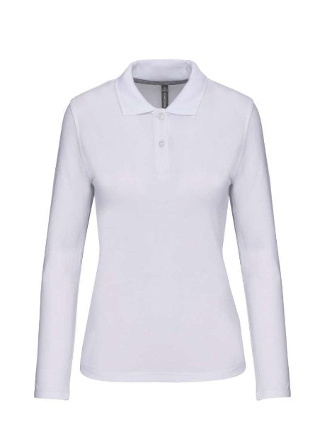 Ladies' Long Sleeve Piqué Polo Shirt