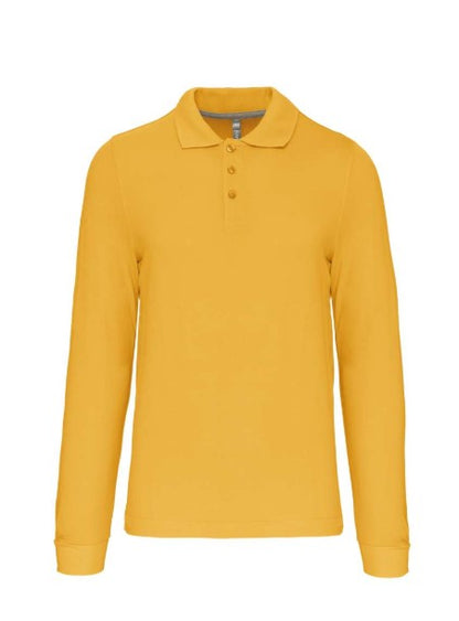 Men's Long Sleeve Piqué Polo Shirt