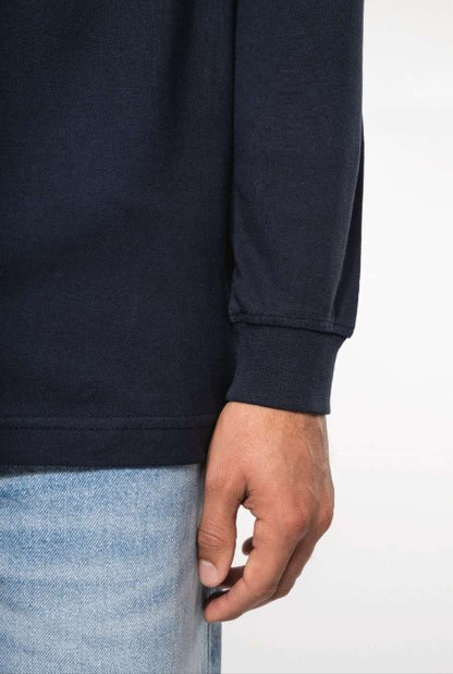 Men's Long Sleeve Piqué Polo Shirt