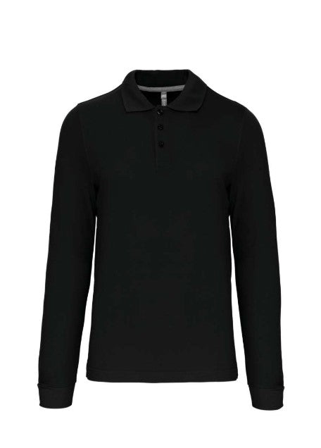 Men's Long Sleeve Piqué Polo Shirt