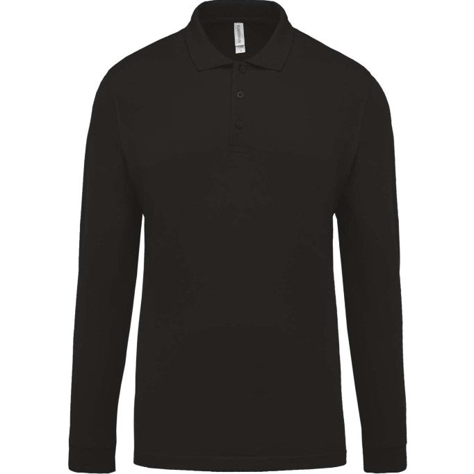 Men's Long Sleeve Piqué Polo Shirt