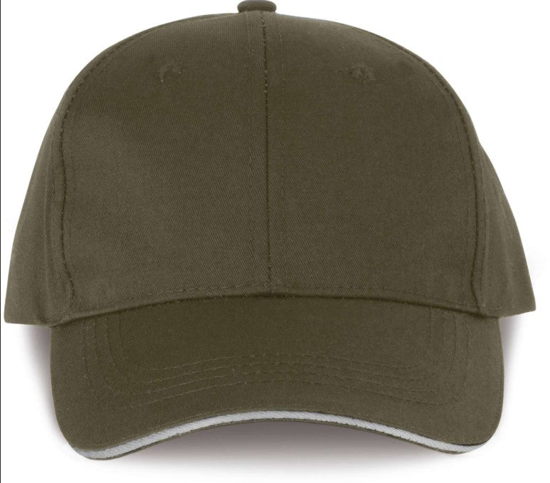 OEKOTEX Certified 6-Panel Cap with Sandwich Peak - WKP145