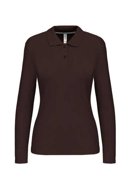 Ladies' Long Sleeve Piqué Polo Shirt
