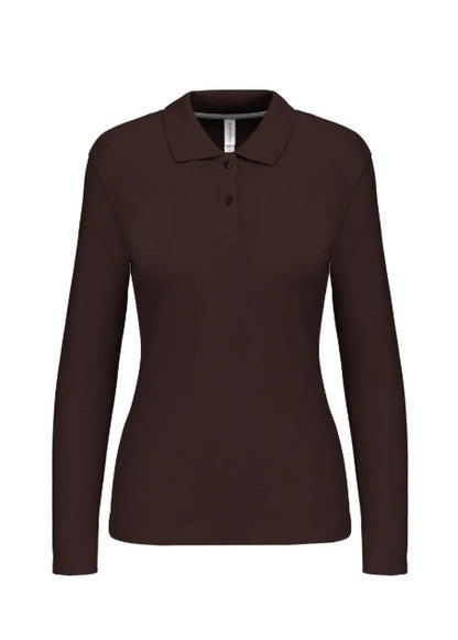 Ladies' Long Sleeve Piqué Polo Shirt