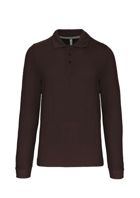 Men's Long Sleeve Piqué Polo Shirt