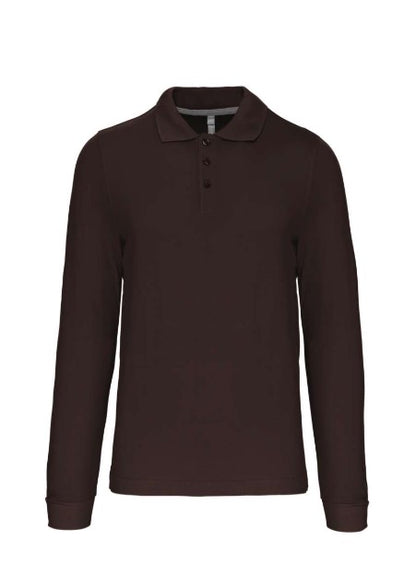 Men's Long Sleeve Piqué Polo Shirt