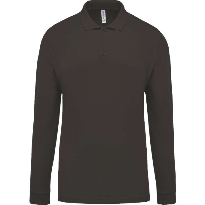 Men's Long Sleeve Piqué Polo Shirt