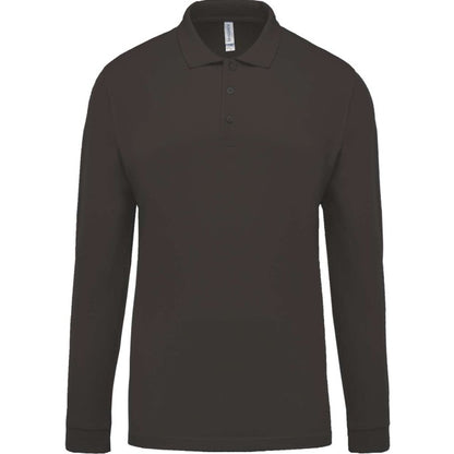 Men's Long Sleeve Piqué Polo Shirt