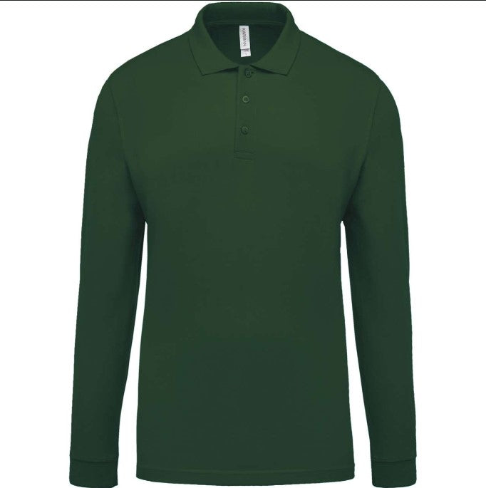 Men's Long Sleeve Piqué Polo Shirt