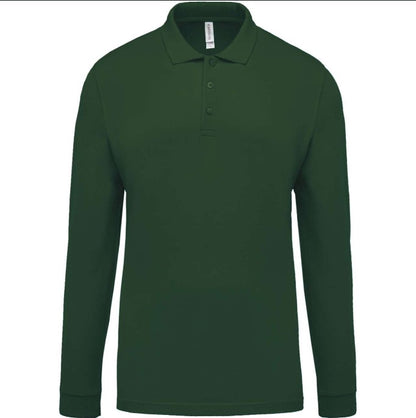 Men's Long Sleeve Piqué Polo Shirt