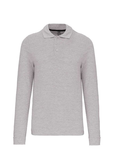 Men's Long Sleeve Piqué Polo Shirt