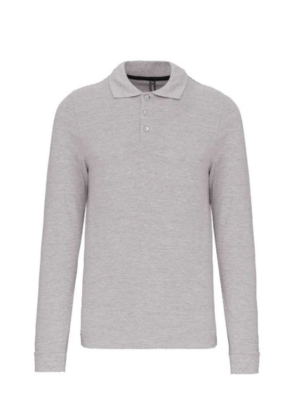 Men's Long Sleeve Piqué Polo Shirt