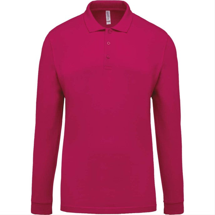 Men's Long Sleeve Piqué Polo Shirt