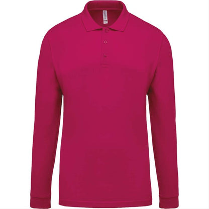 Men's Long Sleeve Piqué Polo Shirt