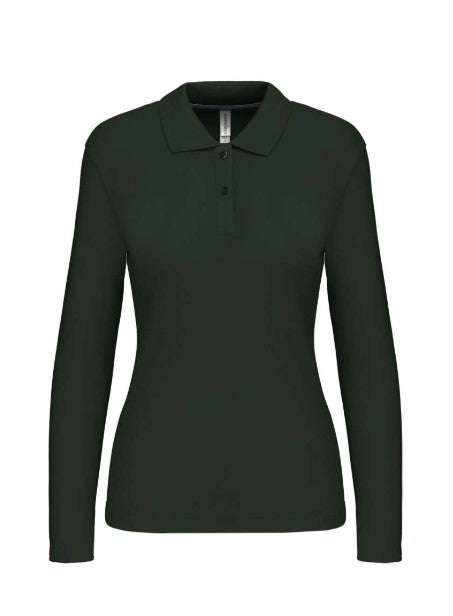 Ladies' Long Sleeve Piqué Polo Shirt