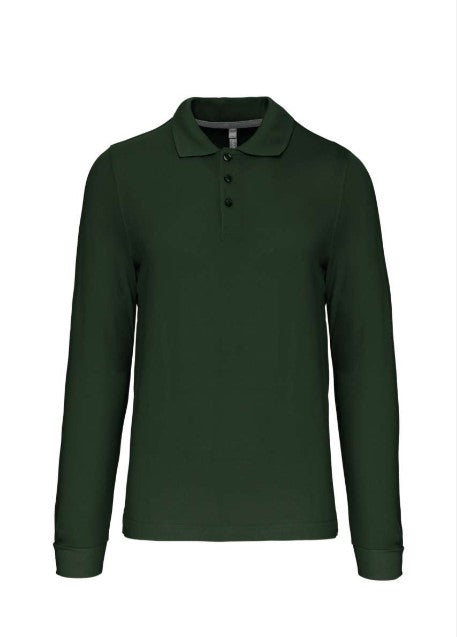 Men's Long Sleeve Piqué Polo Shirt