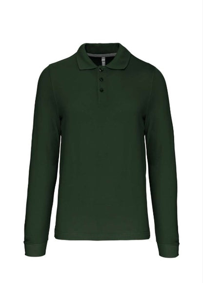 Men's Long Sleeve Piqué Polo Shirt