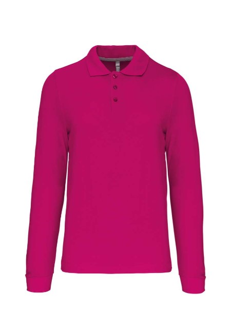 Men's Long Sleeve Piqué Polo Shirt