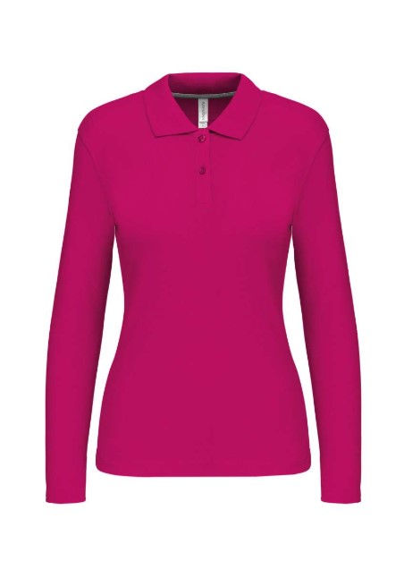 Ladies' Long Sleeve Piqué Polo Shirt